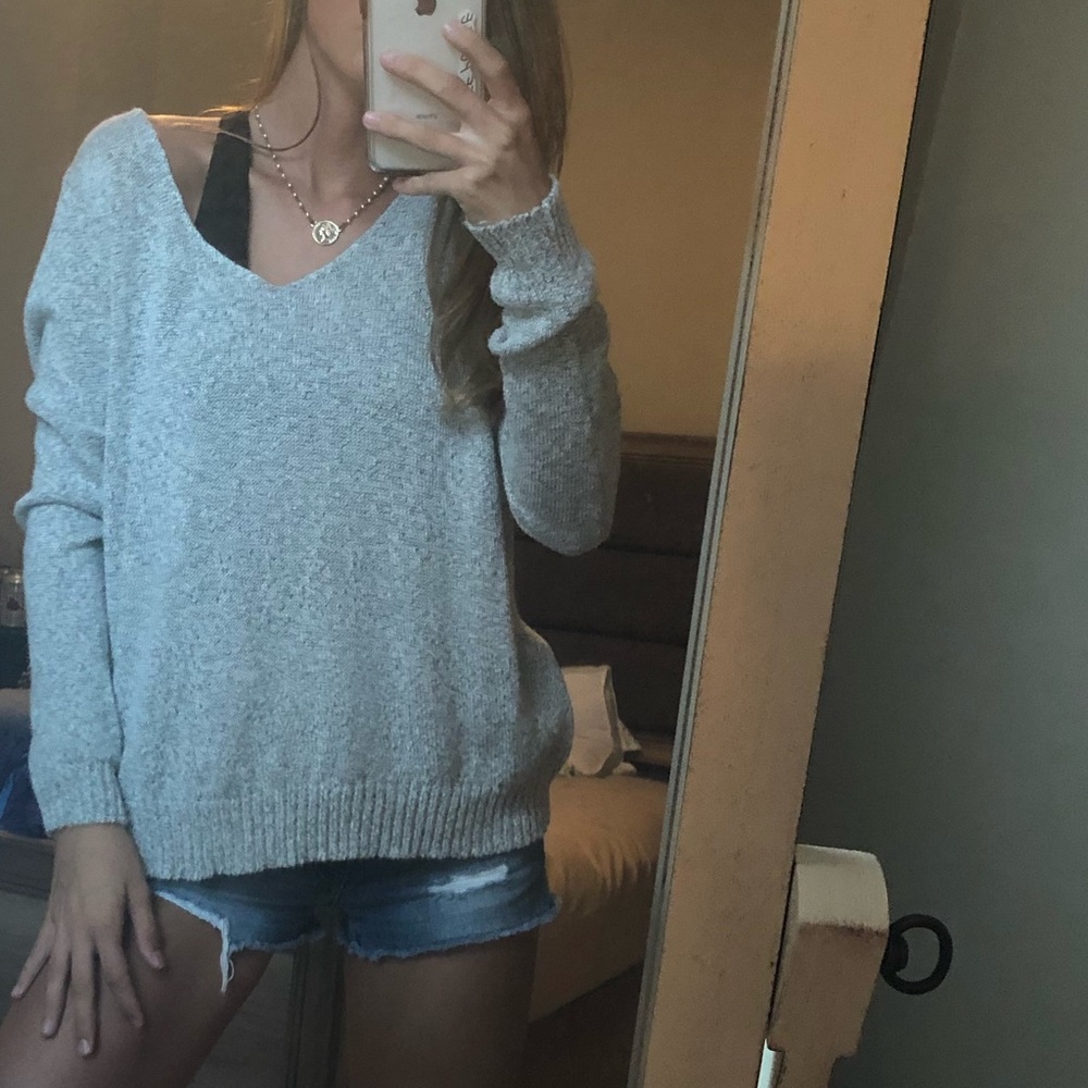Gray brandy Melville sweater